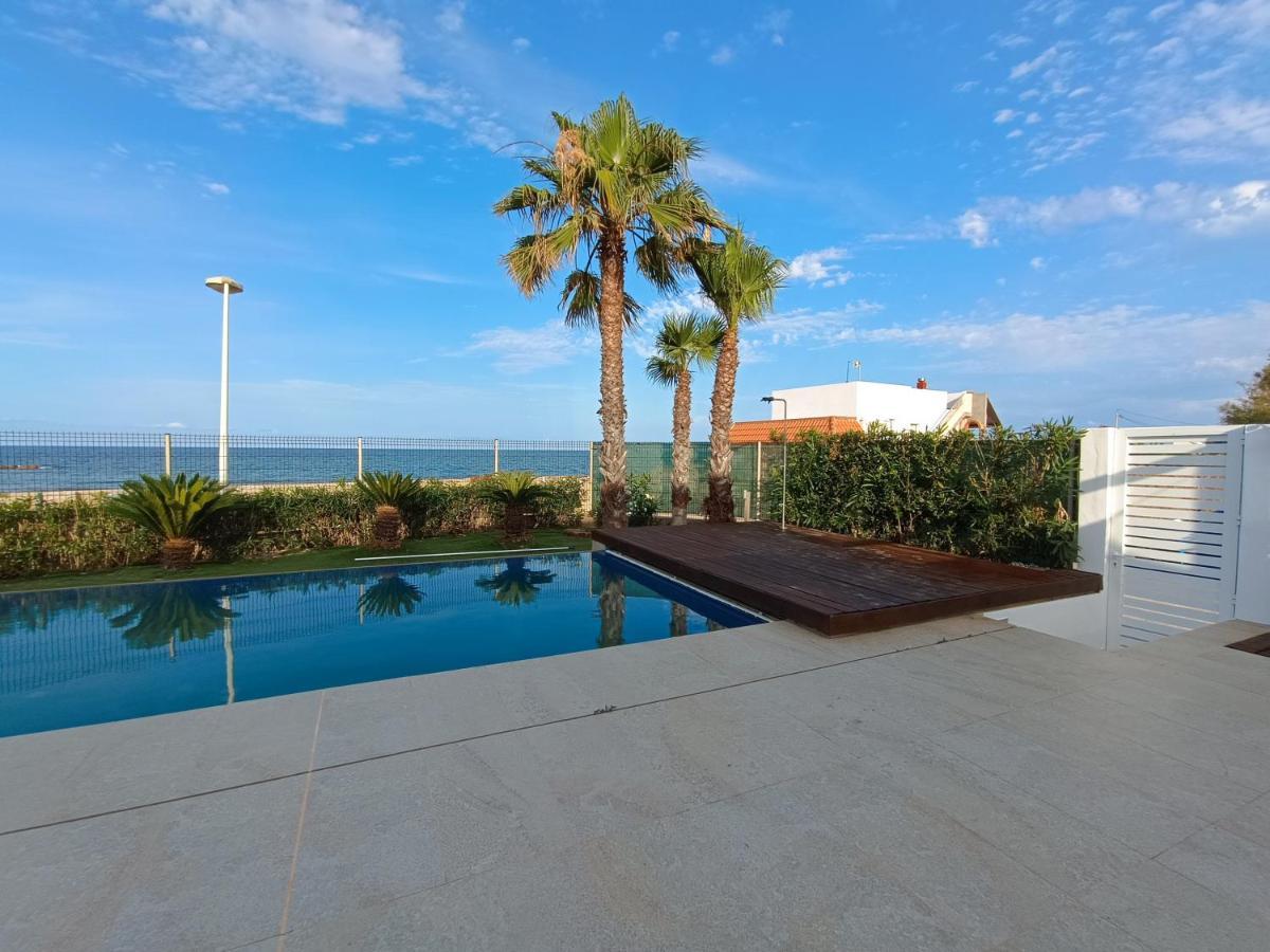 Casa Del Mar, Piscina Privada Frente Al Mar Villa Cullera Kültér fotó