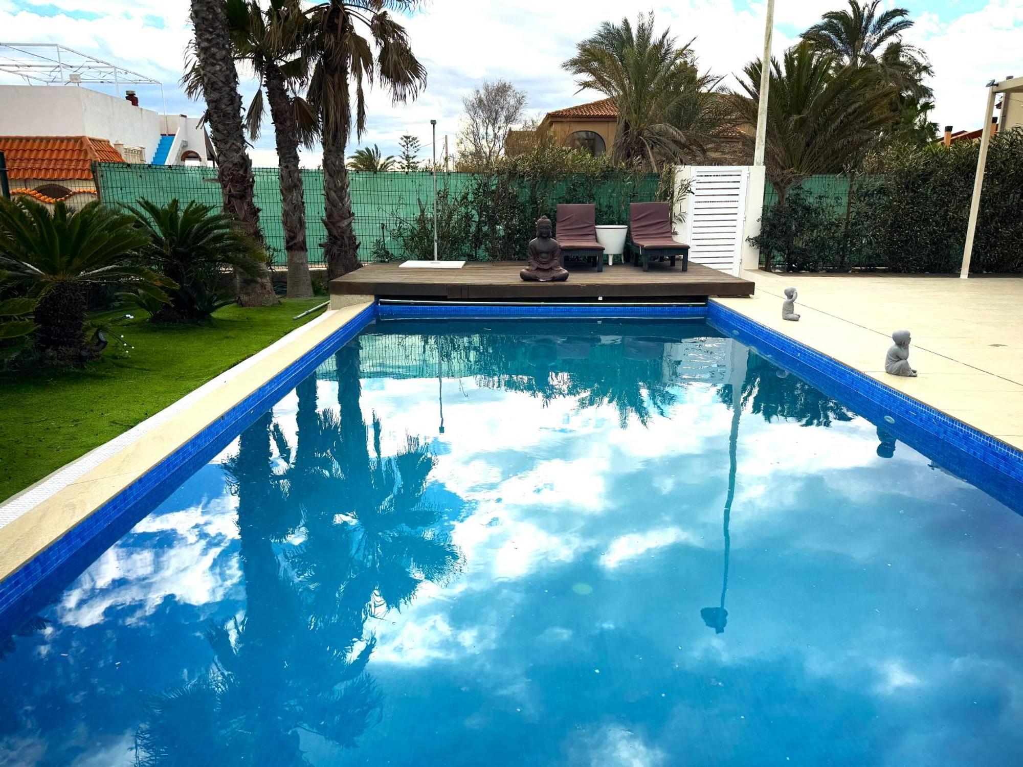 Casa Del Mar, Piscina Privada Frente Al Mar Villa Cullera Kültér fotó
